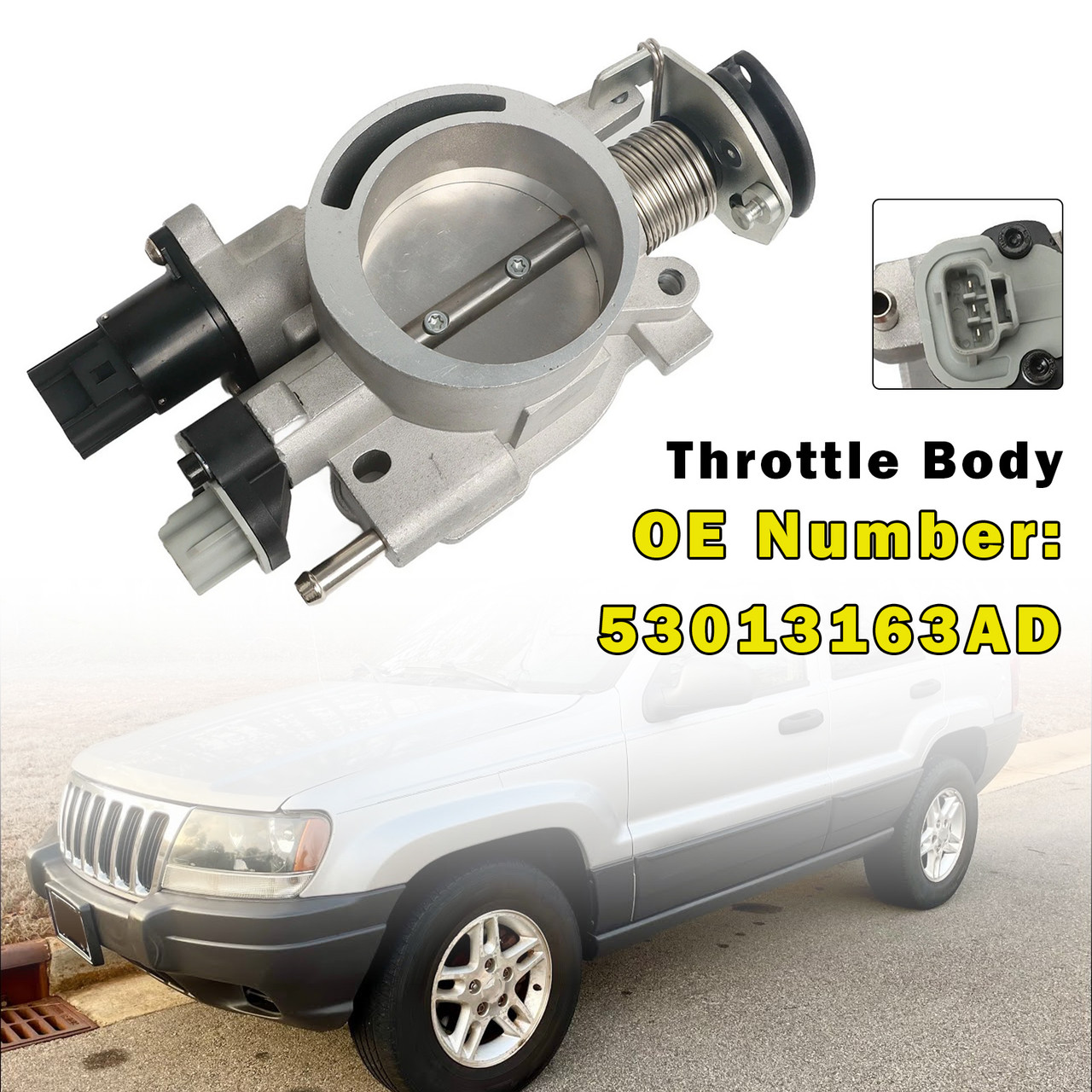 2001-2002 Dodge Dakota Durango Ram 1500 Throttle Body Assembly 53013163AD Generic