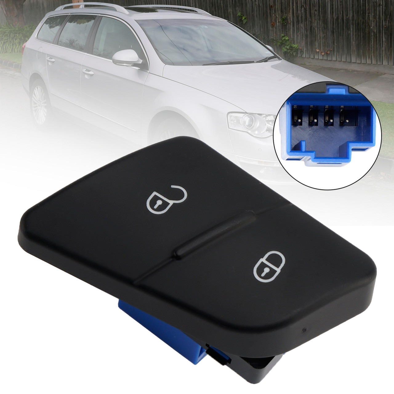 2005-2010 VW Passat 3C2 3C5 Door Lock Switch Control Button Unlock 3C0962125B Generic
