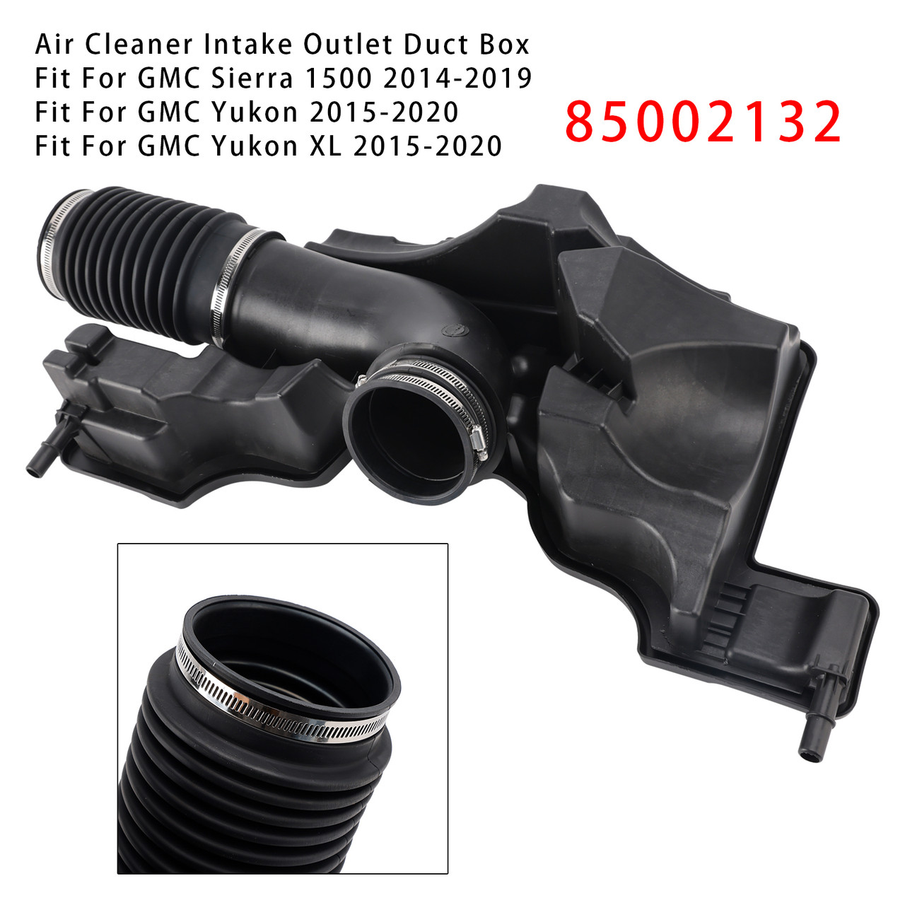 2015-2020 Chevrolet Tahoe Engine Air Cleaner Intake Outlet Duct Box 85002132 Generic