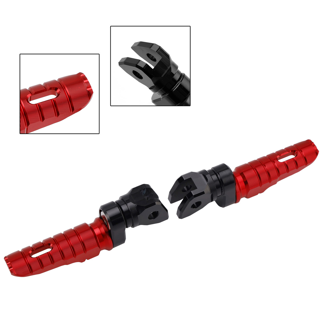 2019-2025 INDIAN FTR1200 FTR Front Footrests Foot Pegs Red Generic
