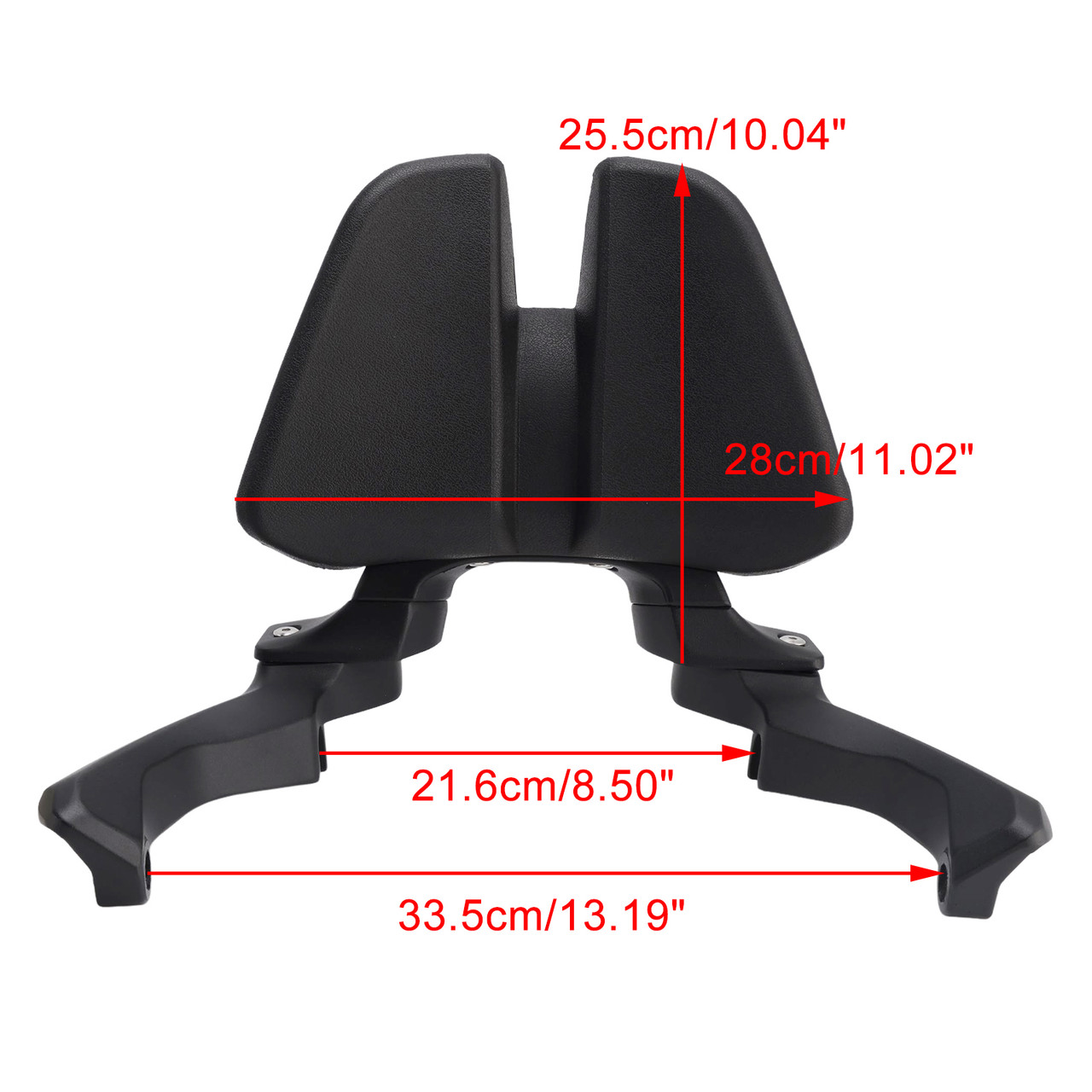 2022-2025 Honda ADV350 Passenger Sissy Bar Backrest BlackA Generic