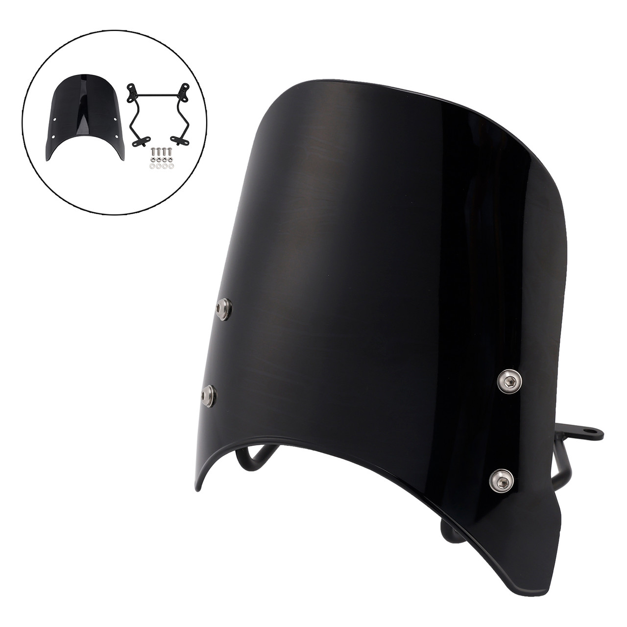 2014-2024 BMW R nineT Windshield WindScreen Black Generic