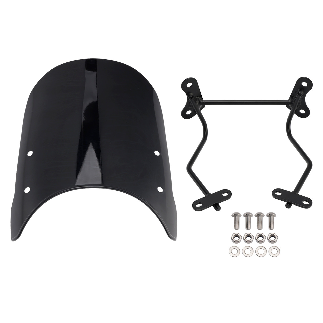 2014-2024 BMW R nineT Scrambler Windshield WindScreen Black Generic