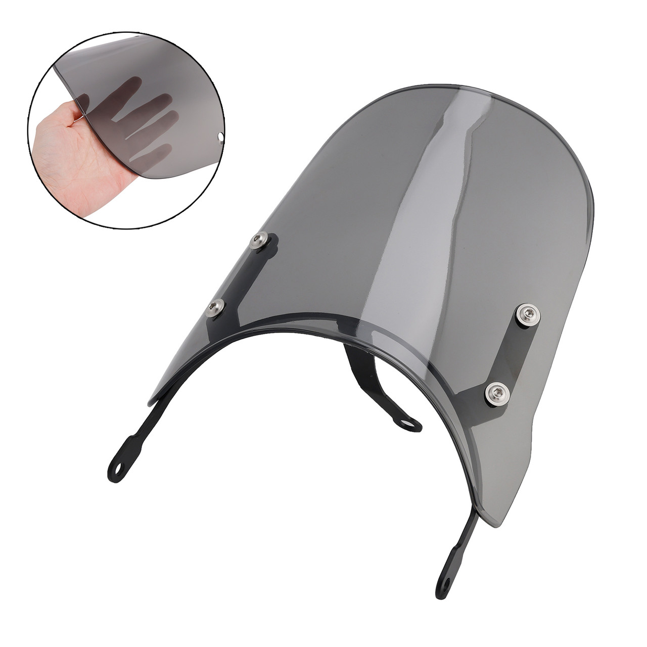 2024-2025 Guerrilla 450 Windshield WindScreen Gray Generic