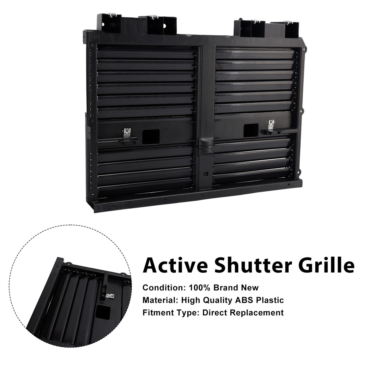 2022-2025 Jeep Grand Wagoneer Active Shutter Grille With Motor 68425775AD 5877R1006A Generic