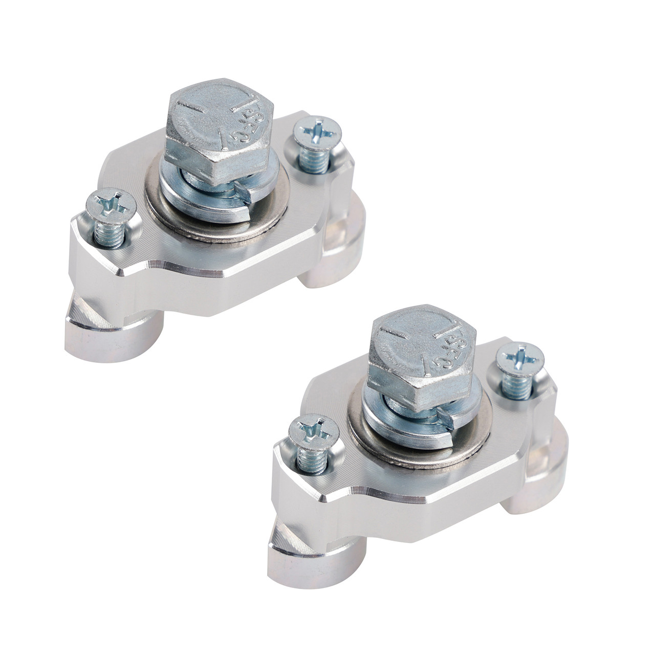 2016-2026 CFMoto CForce 2 Pack Aluminum Quick Attach Accessory Anchor Mounts Kit Silver Generic