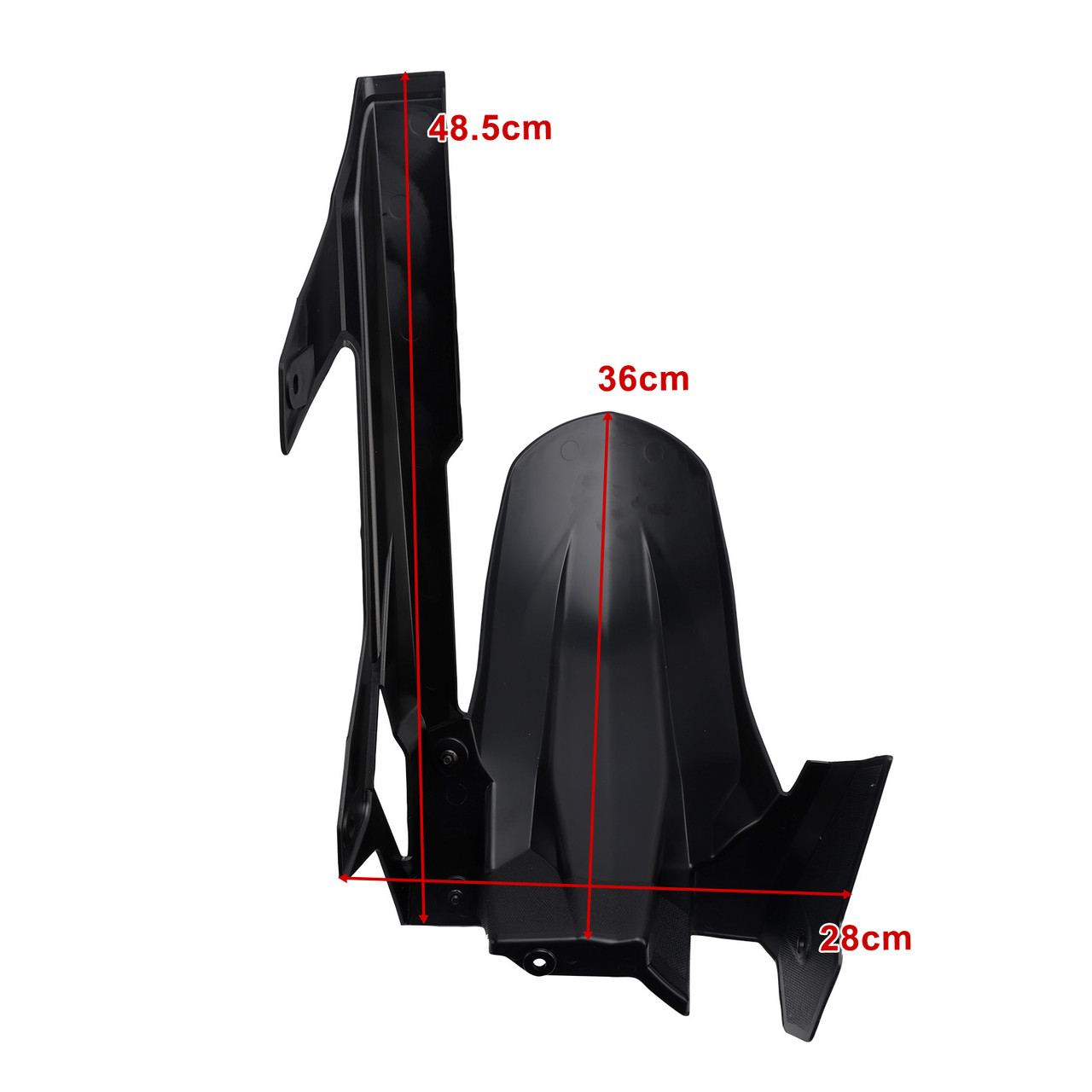 2024-2026 Kawasaki Ninja 500/ Z500 Rear Fender Mudguard Fairing Black Generic