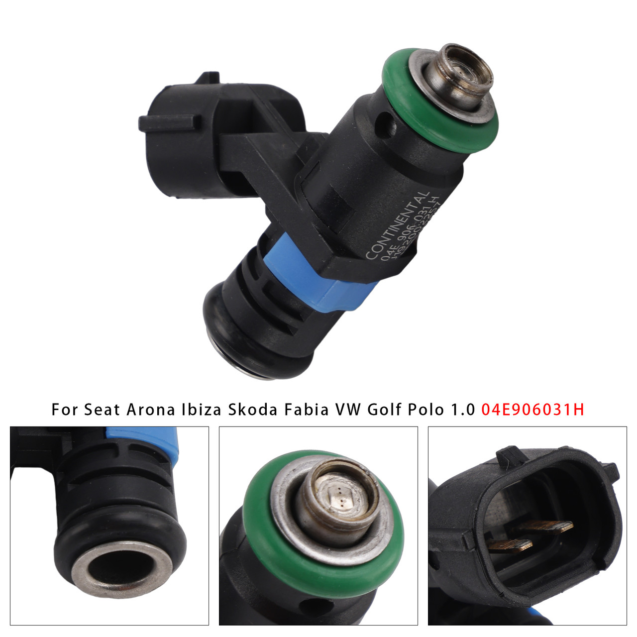 Seat Arona Ibiza Skoda Fabia VW Golf Polo 1.0 04E906031H 1Pcs Fuel Injector Generic