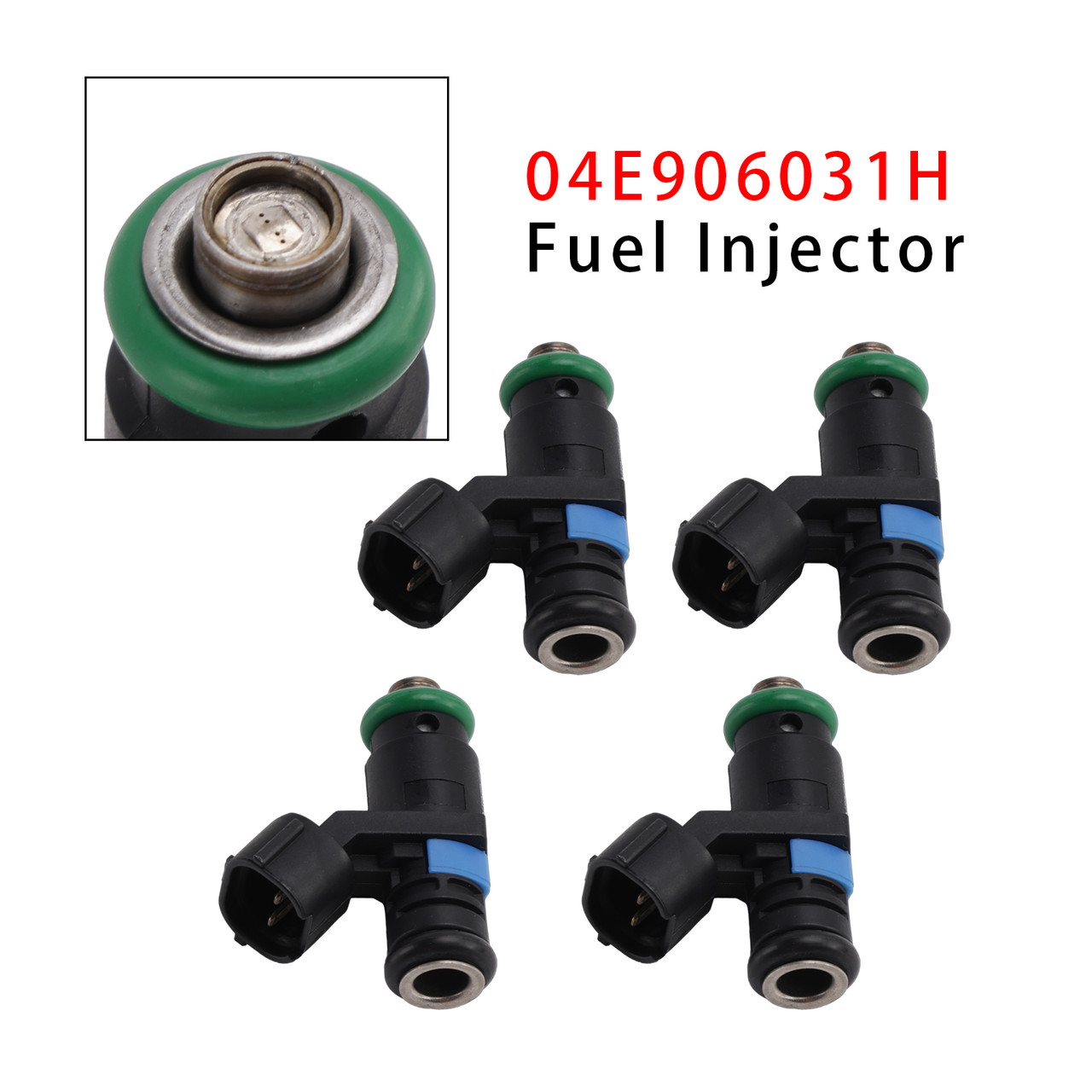 Seat Arona Ibiza Skoda Fabia VW Golf Polo 1.0 04E906031H 4Pcs Fuel Injector Generic