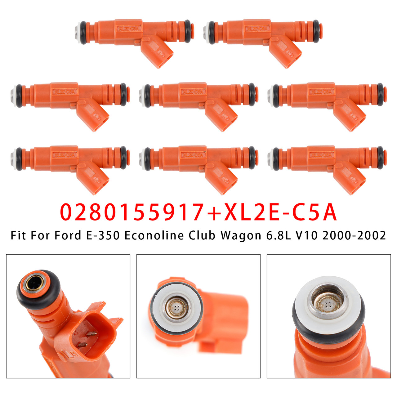 2000 2003-2004 Mercury Grand Marquis 4.6L V8 8Pcs Fuel Injector 800-1325N Generic