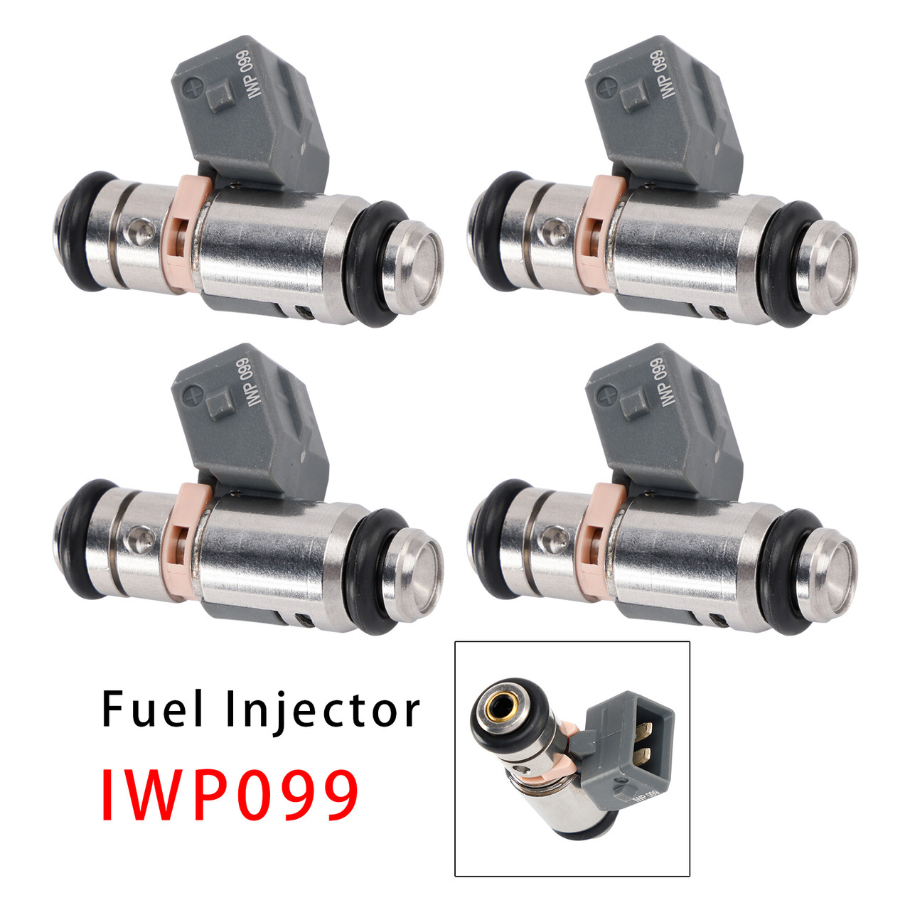 2001-2023 Renault Clio Kangoo Thalia Twingo I 1.2 16V IWP099 4Pcs Fuel Injector Generic