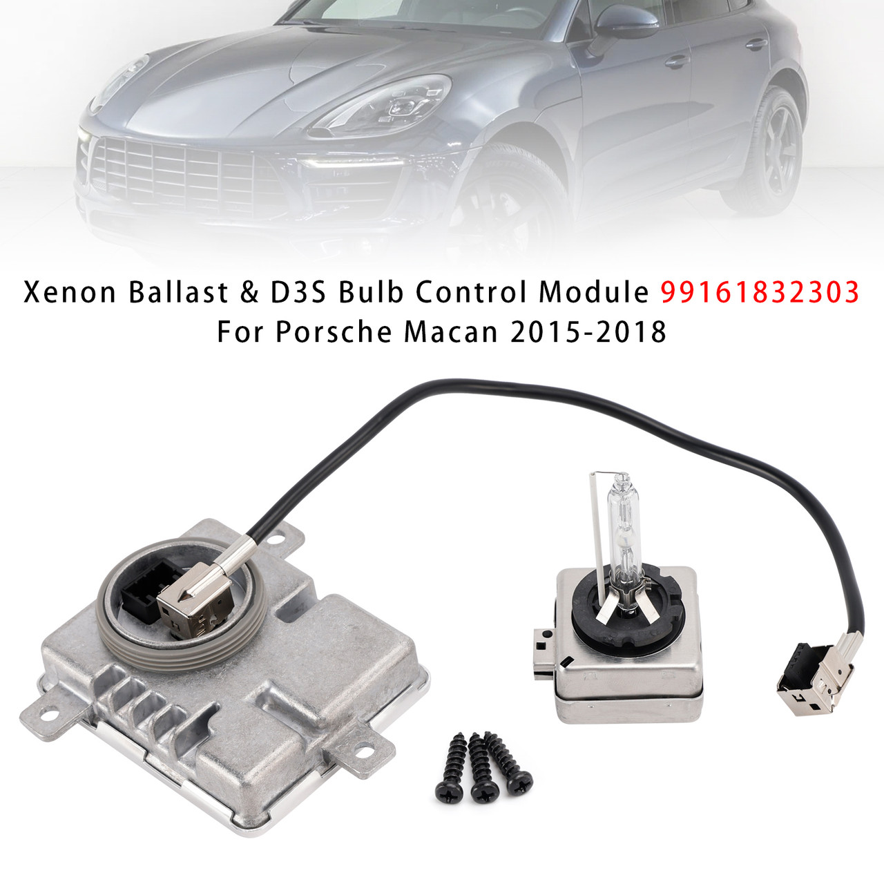Xenon Ballast & D3S Bulb Control Module 99161832303 Generic