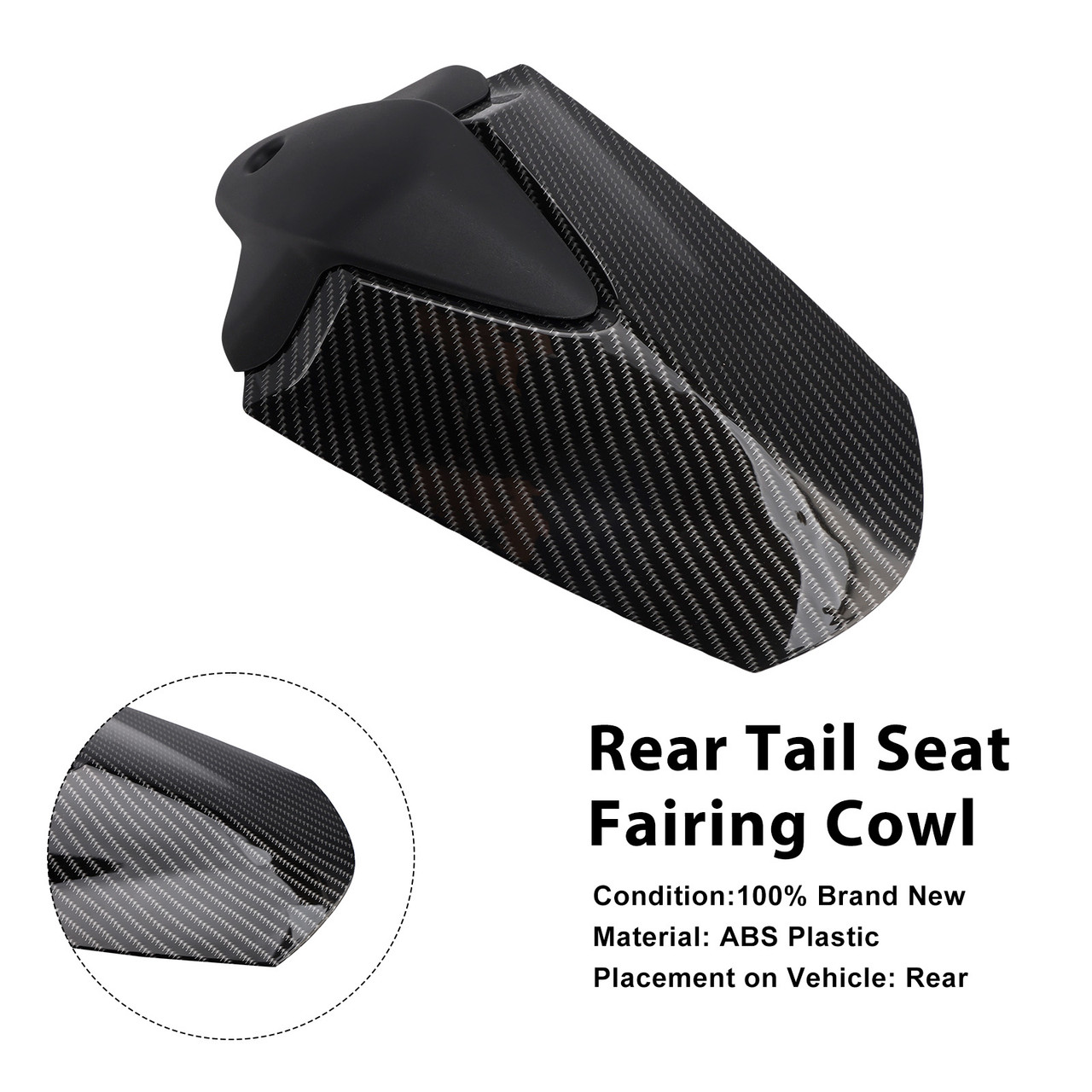2021-2024 Triumph Speed Triple 1200 RS Rear Tail Seat Fairing Cowl Carbon Generic