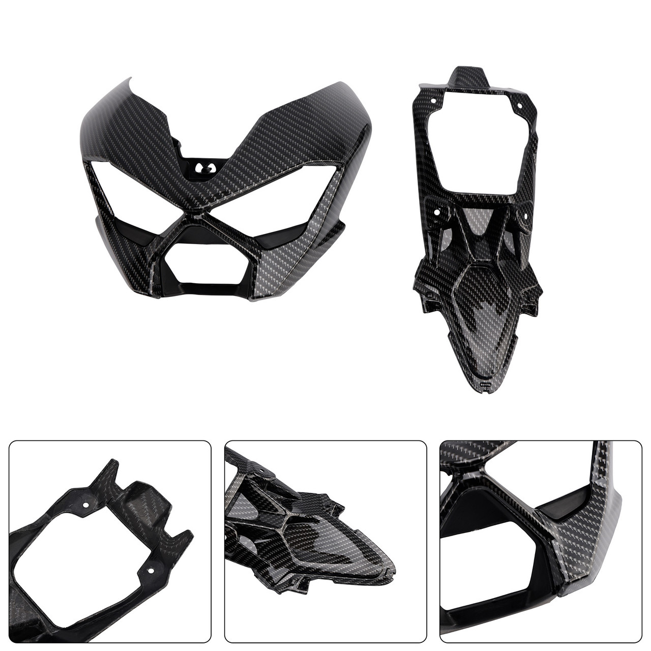2025-2026 Kawasaki Z900 Headlight Cover Carbon Generic