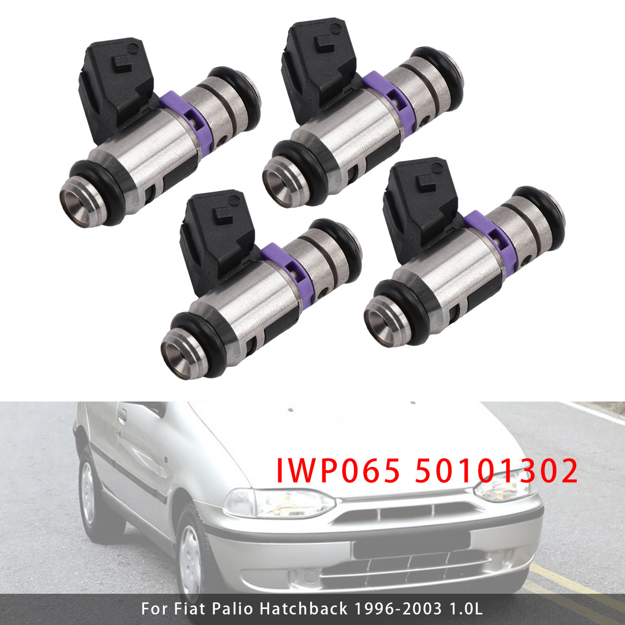 1996-2018 Fiat Palio 4Pcs Fuel Injector IWP065 50101302 Generic