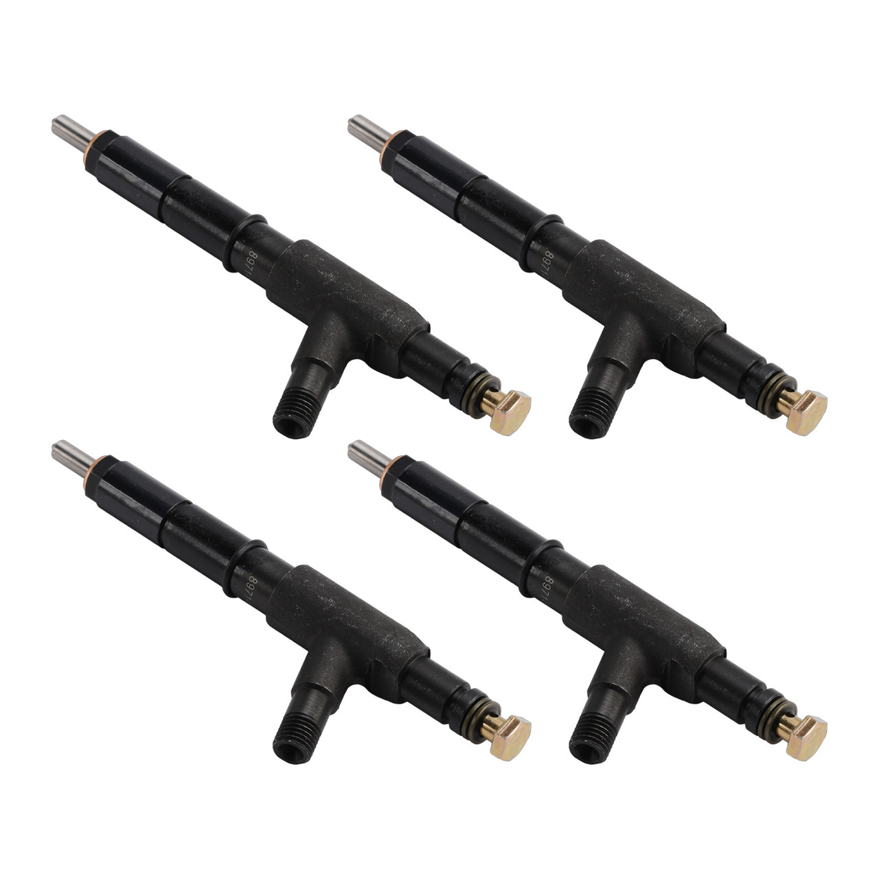 1998-2004 Isuzu NPR 4.8 4HE1 Turbocharged 4Pcs Fuel Injector 9430613736 8971489601 Generic