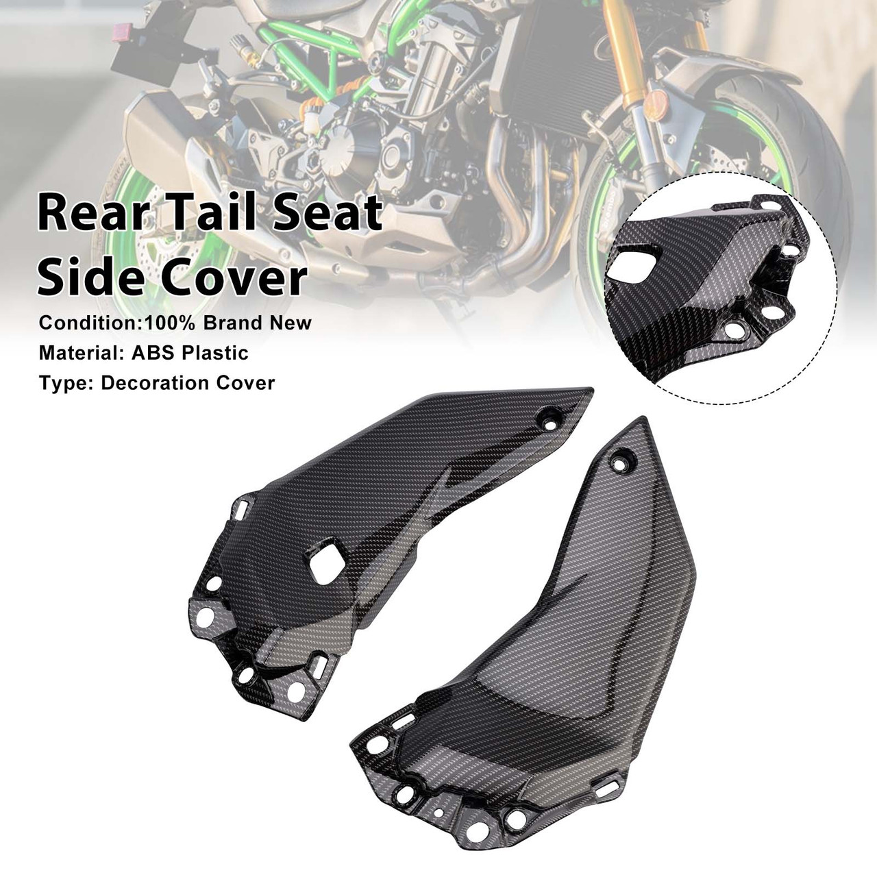 2025-2026 Yamaha Tenere 700 T700S Rear Tail Seat Side Cover Carbon Generic