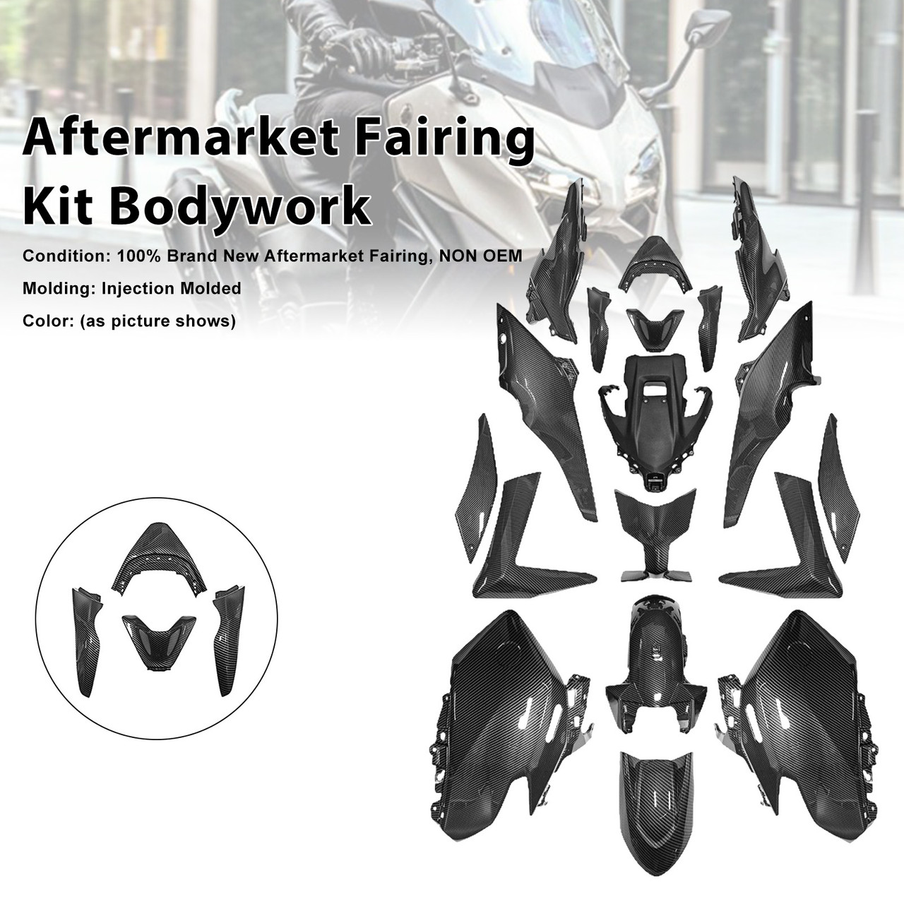 2025-2026 Yamaha TMAX560 Aftermarket Fairing Kit Bodywork#099 Generic