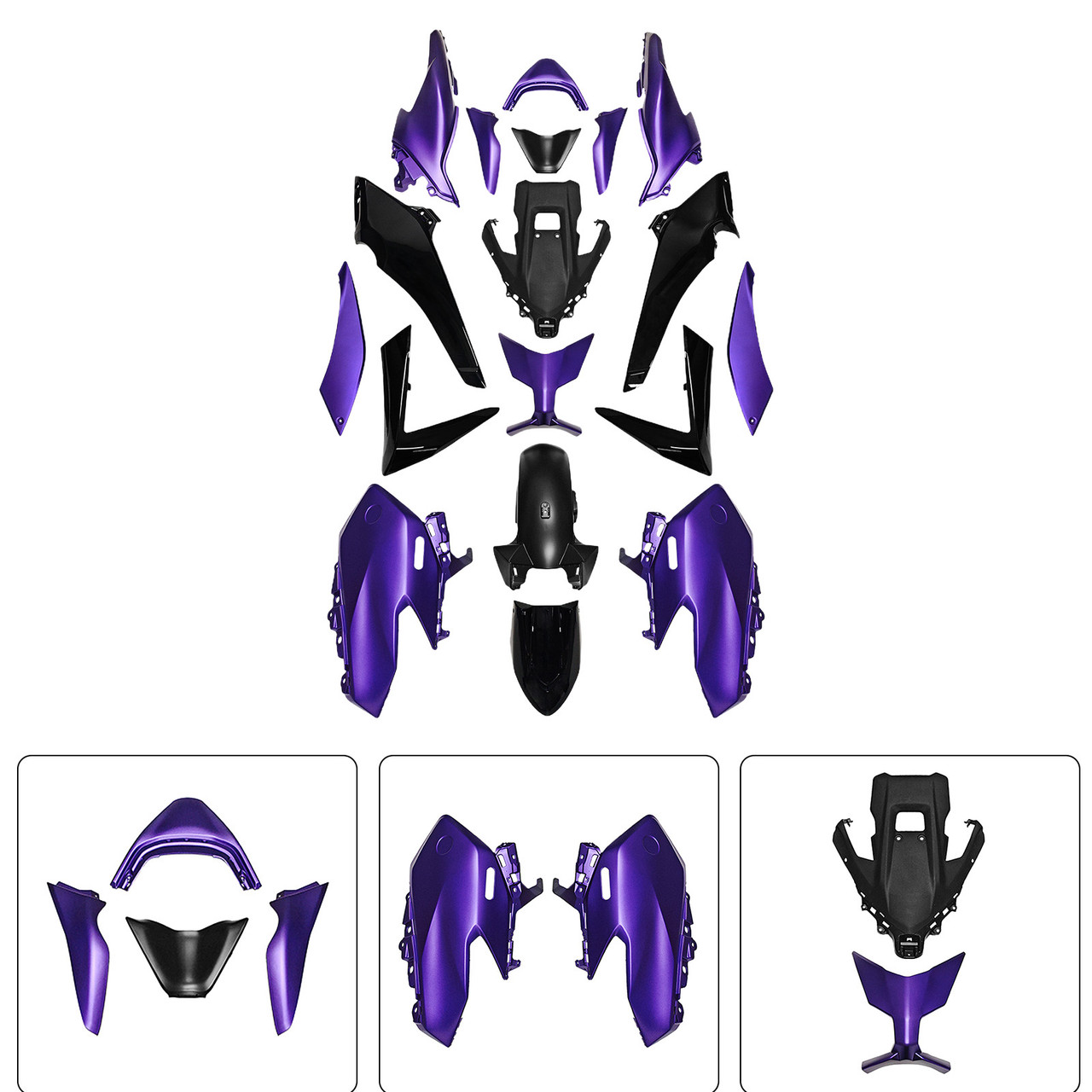 2025-2026 Yamaha TMAX560 Aftermarket Fairing Kit Bodywork#104 Generic