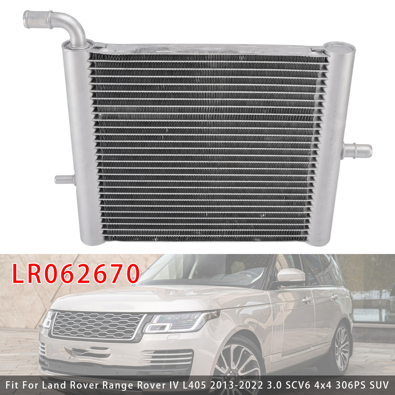 2013-2022 Land Rover Range Rover IV 3.0 L405 Radiator LR062670 Generic