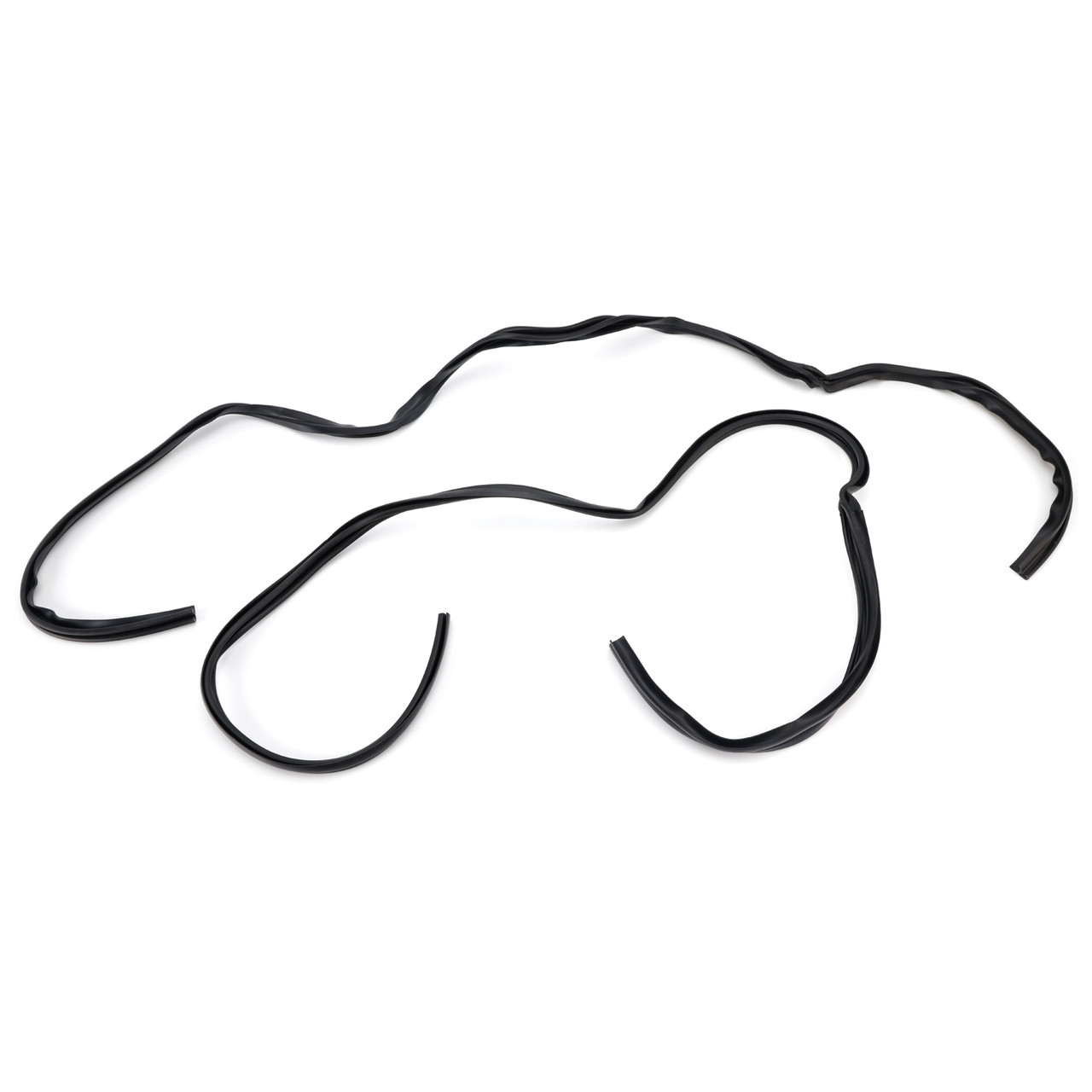 1983-1987 Toyota AE86 Corolla 2-Door Front Roof Side Rail Weatherstrip Left+Right Set 62381-12140 Generic