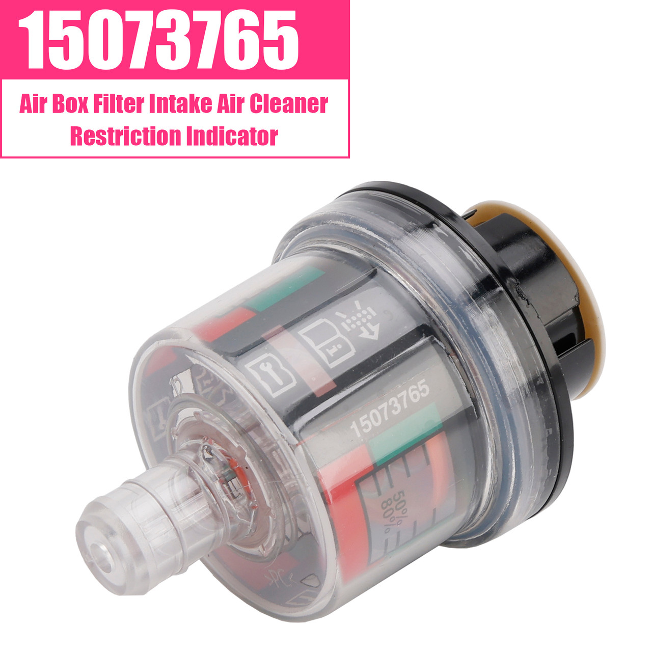1999-2006 GM Truck/SUV models Air Box Filter Intake Air Cleaner Restriction Indicator 15073765 Generic