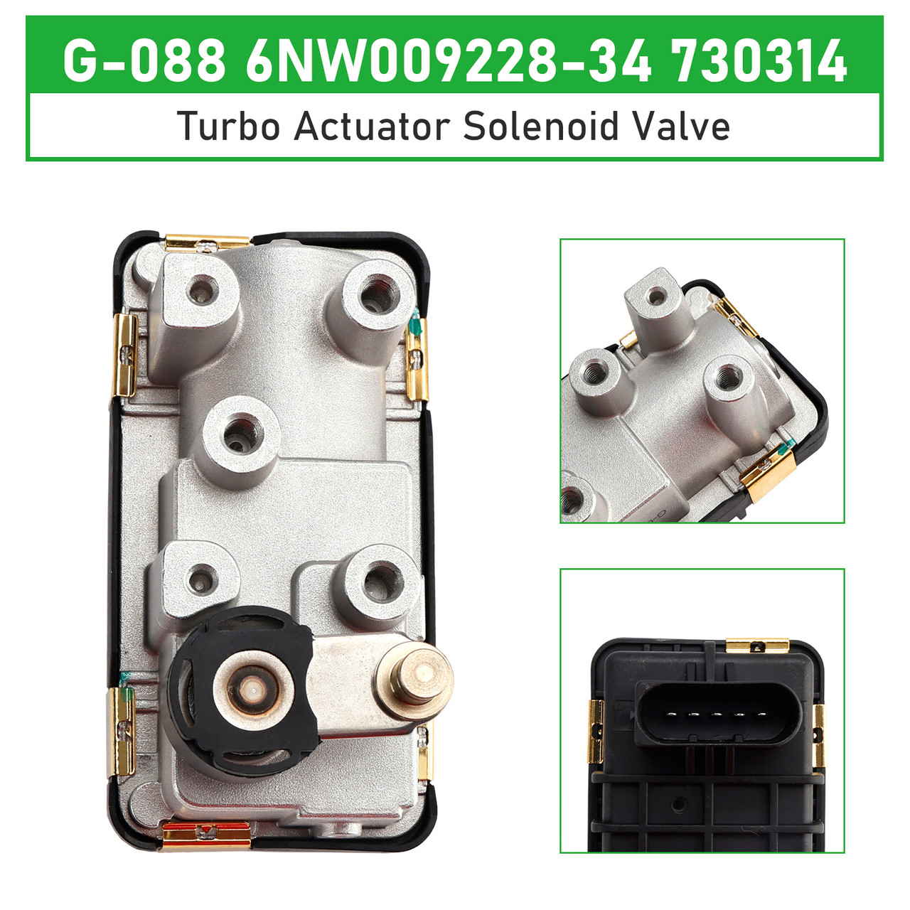 Mercedes 3.0 Turbo Actuator Solenoid Valve G-088 6NW009228-34 730314 Generic
