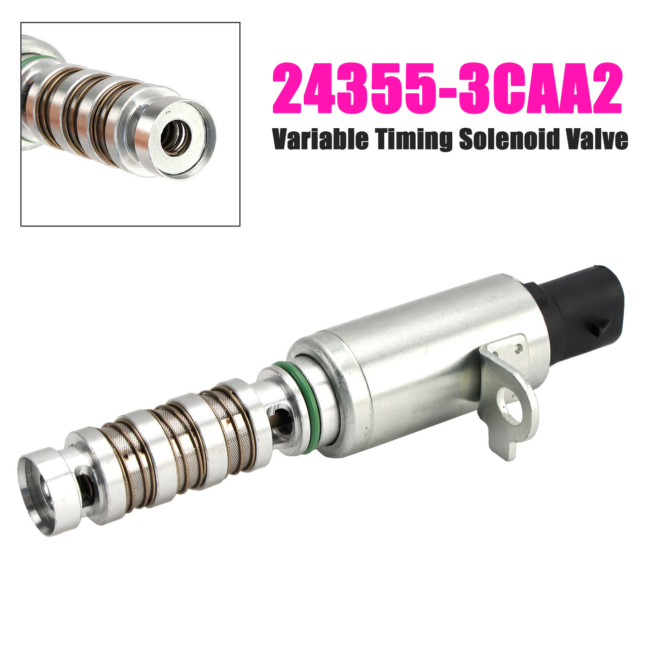 2006-2018 Kia Cadenza K900 Sedona Sorento 3.3L Left Variable Valve Timing Solenoid 24355-3CAA2 Generic