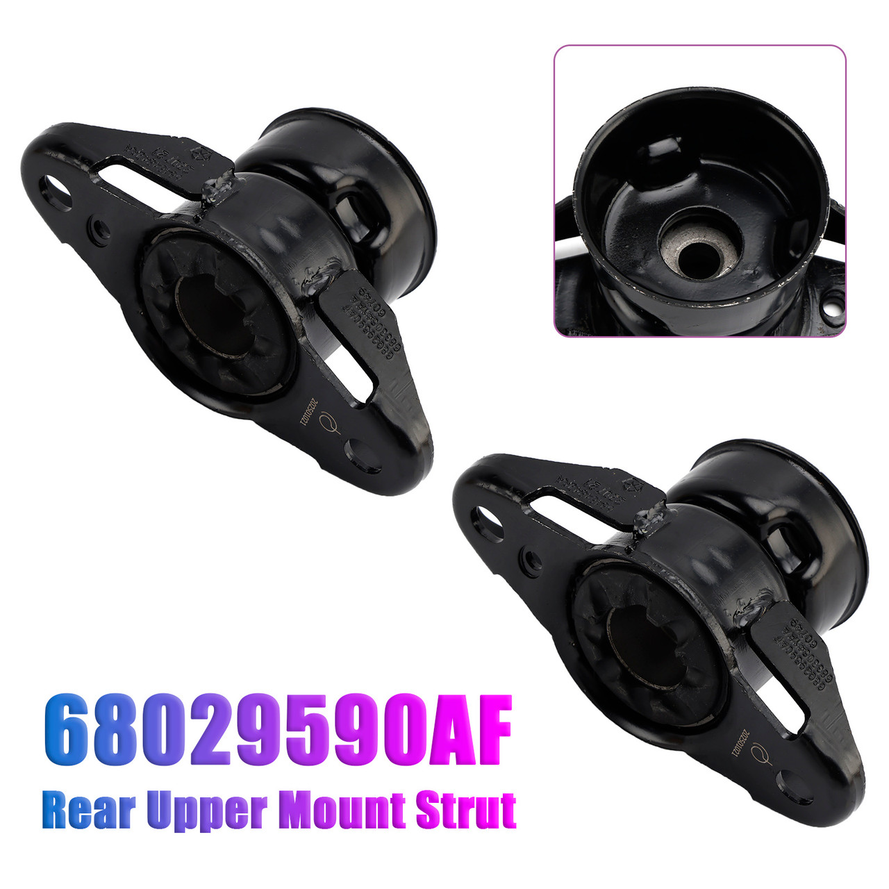 2011-2022 Jeep Grand Cherokee 2pcs Rear Upper Mount Struts 68029590AF Generic