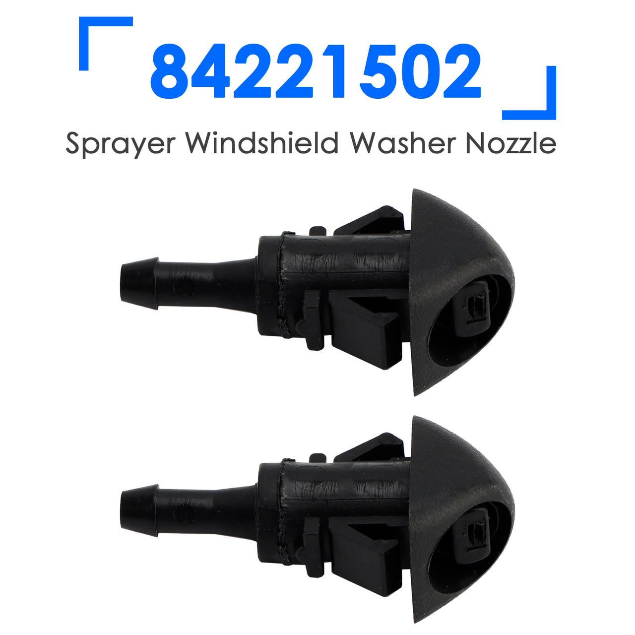 2017-2021 Cadillac XT5 2pcs Sprayer Windshield Washer Nozzle 84221502 Generic