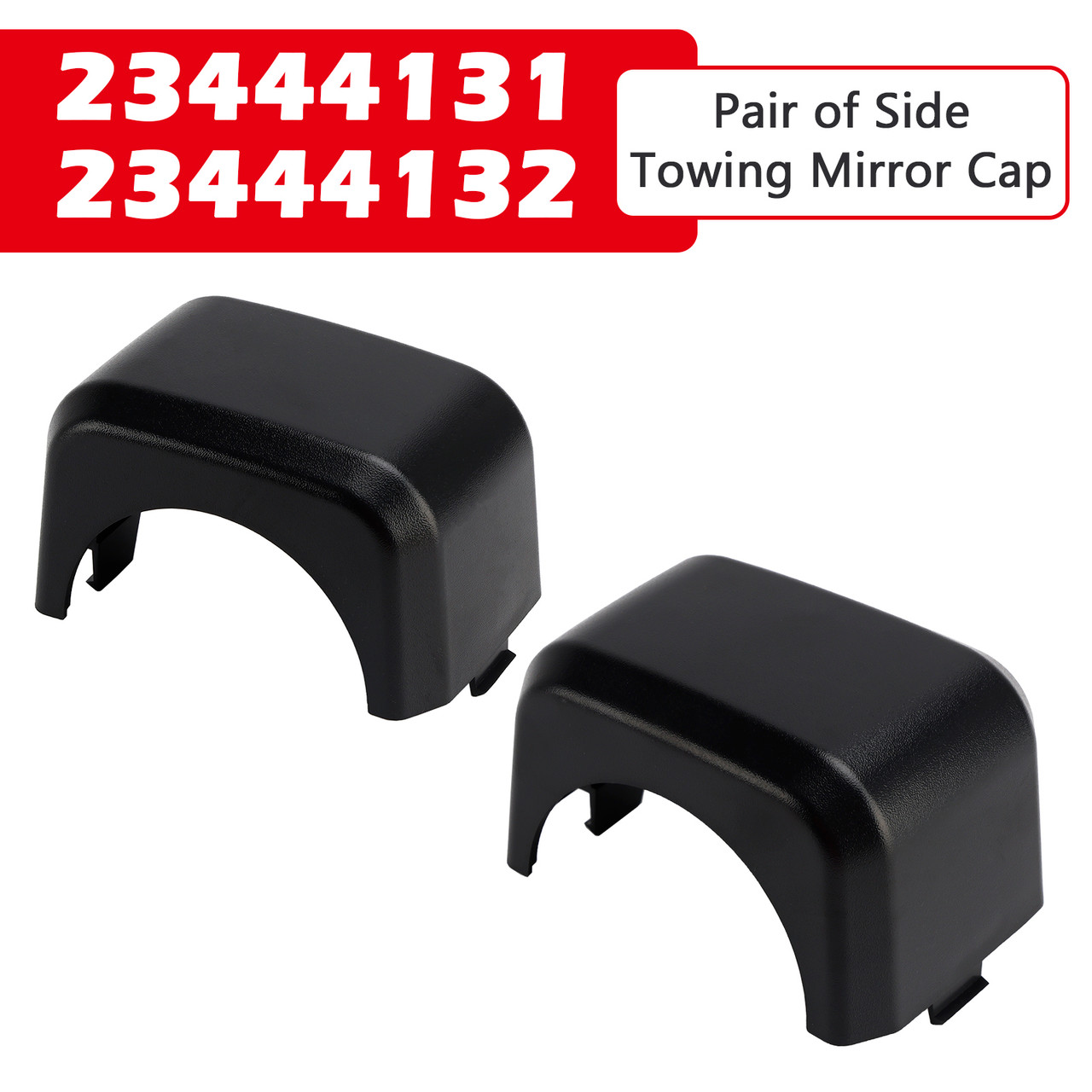 2016-2020 GMC Sierra 2500 HD Pair of Side Towing Mirror Cap 23444131 23444132 Generic