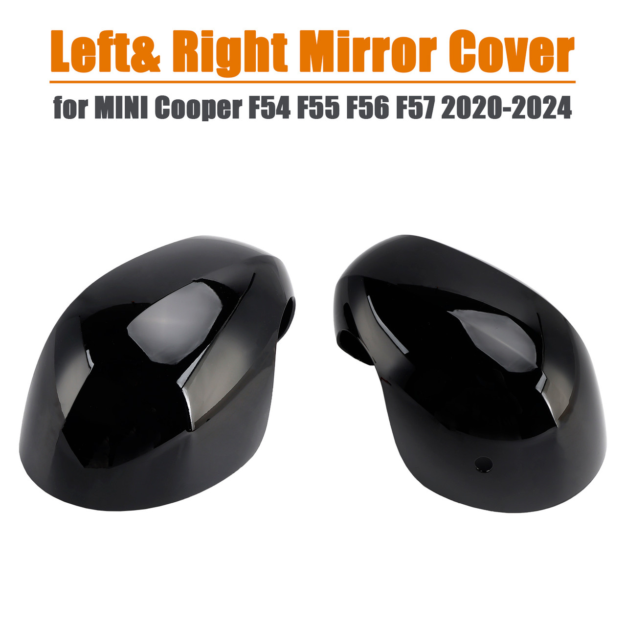 2020-2024 MINI Cooper F54 F55 F56 F57 Left& Right Mirror Cover 51169881533 51169881534 Generic