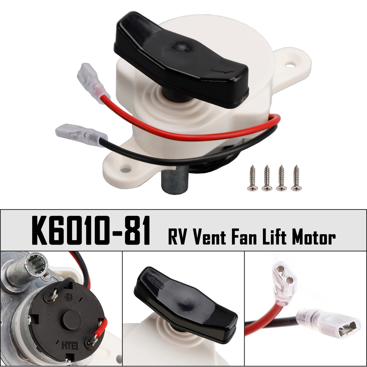 RV Vent Fan Lift Motor K6010-81 for Dometic Fan-Tastic Vent B Series