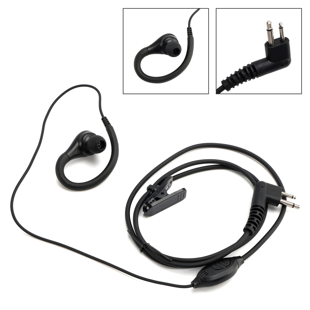 K-030-626 Earhook Headset For GP2000 CP88 SP10 PRO1150 P040 MAG ONE A6 V318