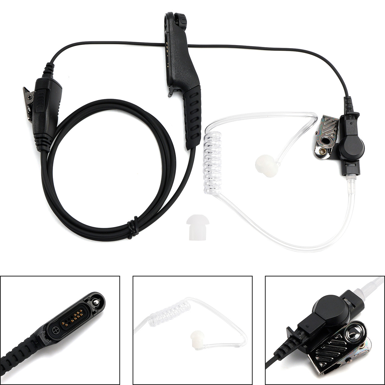 R7-018 Transparent Air Tube Earphone In-ear For R7 R7A MXP600 ION APXN70 APXN50