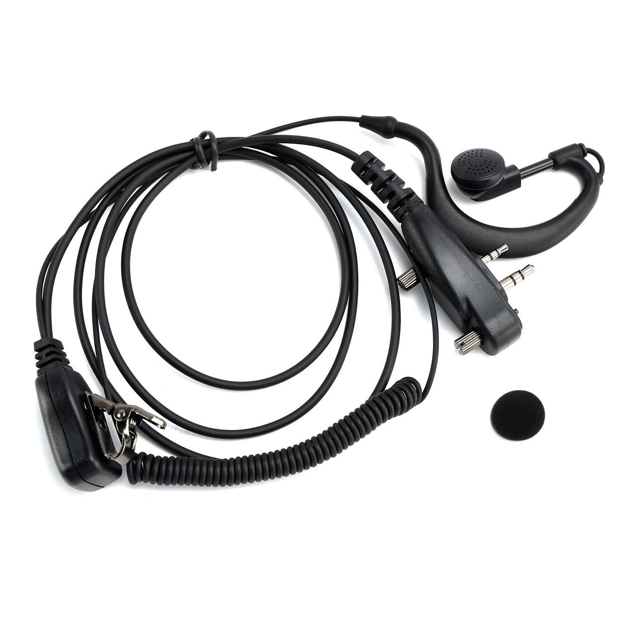 ICOM F1000-011 Curved Earhook Headset For ICOM A16 IC-F3230 F4230D F1100 F2100D