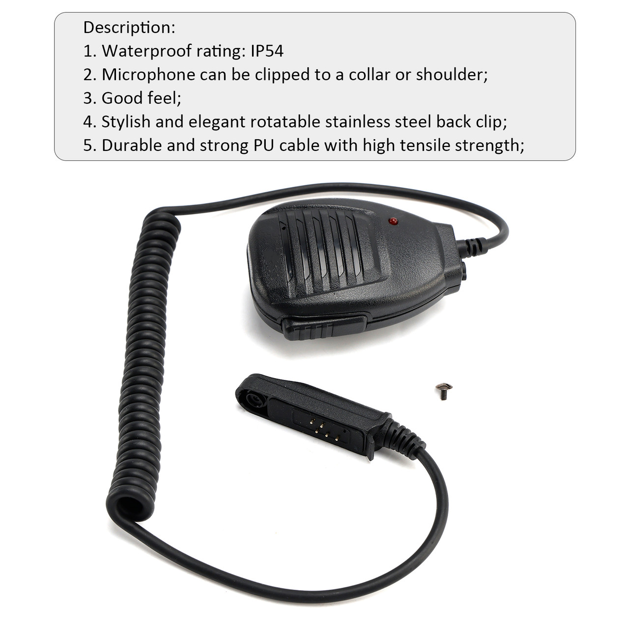 A58/9700/9R-SM05 Microphone Speaker for A58 BF9700 GT-3WP 9R UV-XR R760 Radio