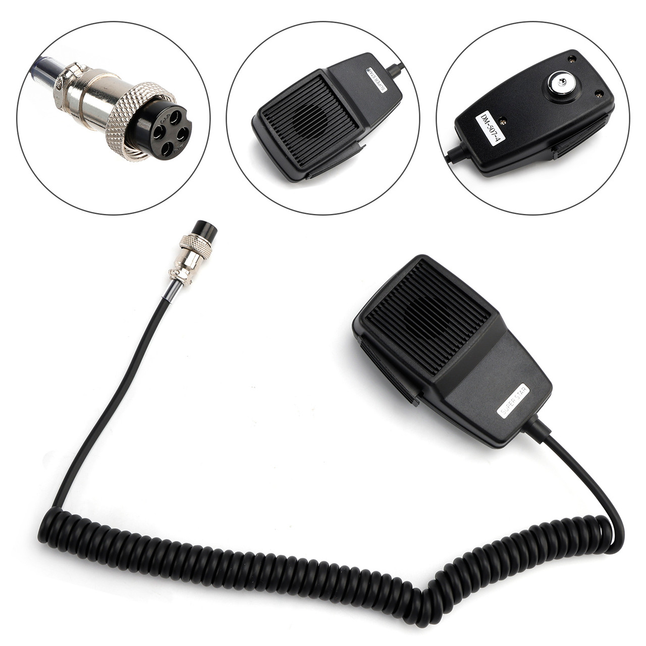 CB-507 Car Microphone Speaker for PR240 PR245 PR350 PR375 PR550 PR3000 PR3100
