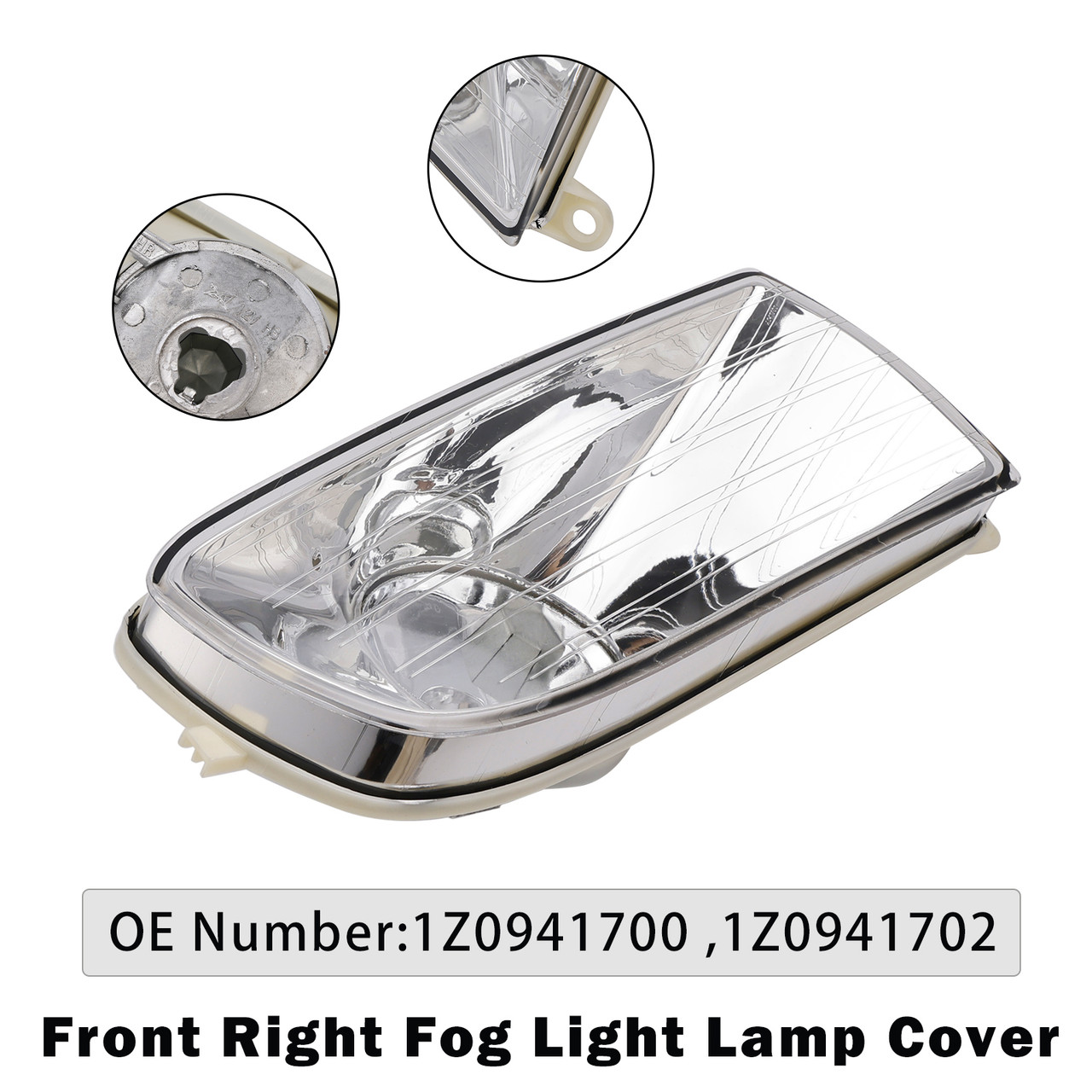 2004-2008 Skoda Octavia II Front Right Fog Light Lamp Cover 1710525 93357465 Generic