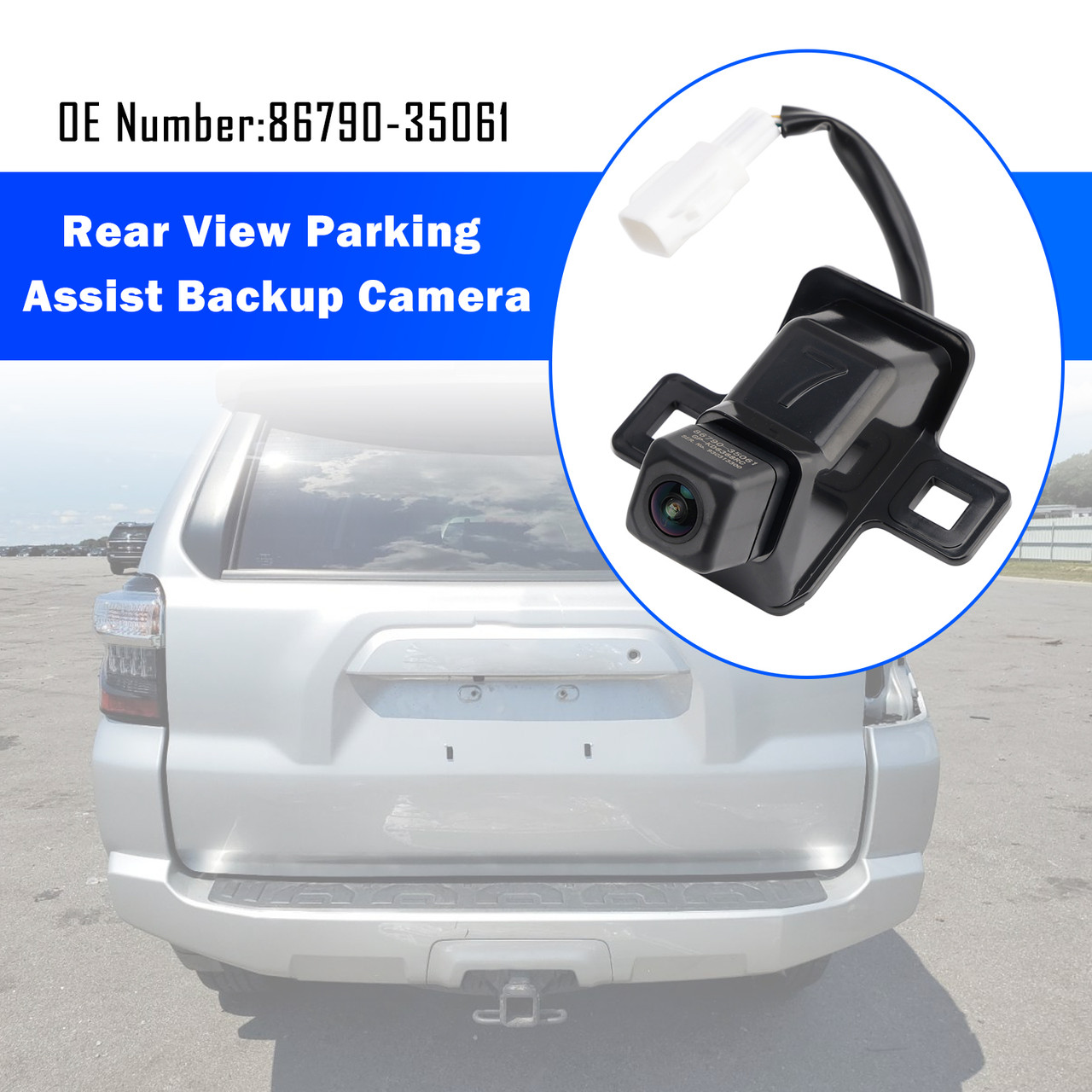 2014-2024 Toyota 4Runner 4.0L GRN280 GRN285 Rear View Parking Assist Backup Camera 86790-35061 Generic