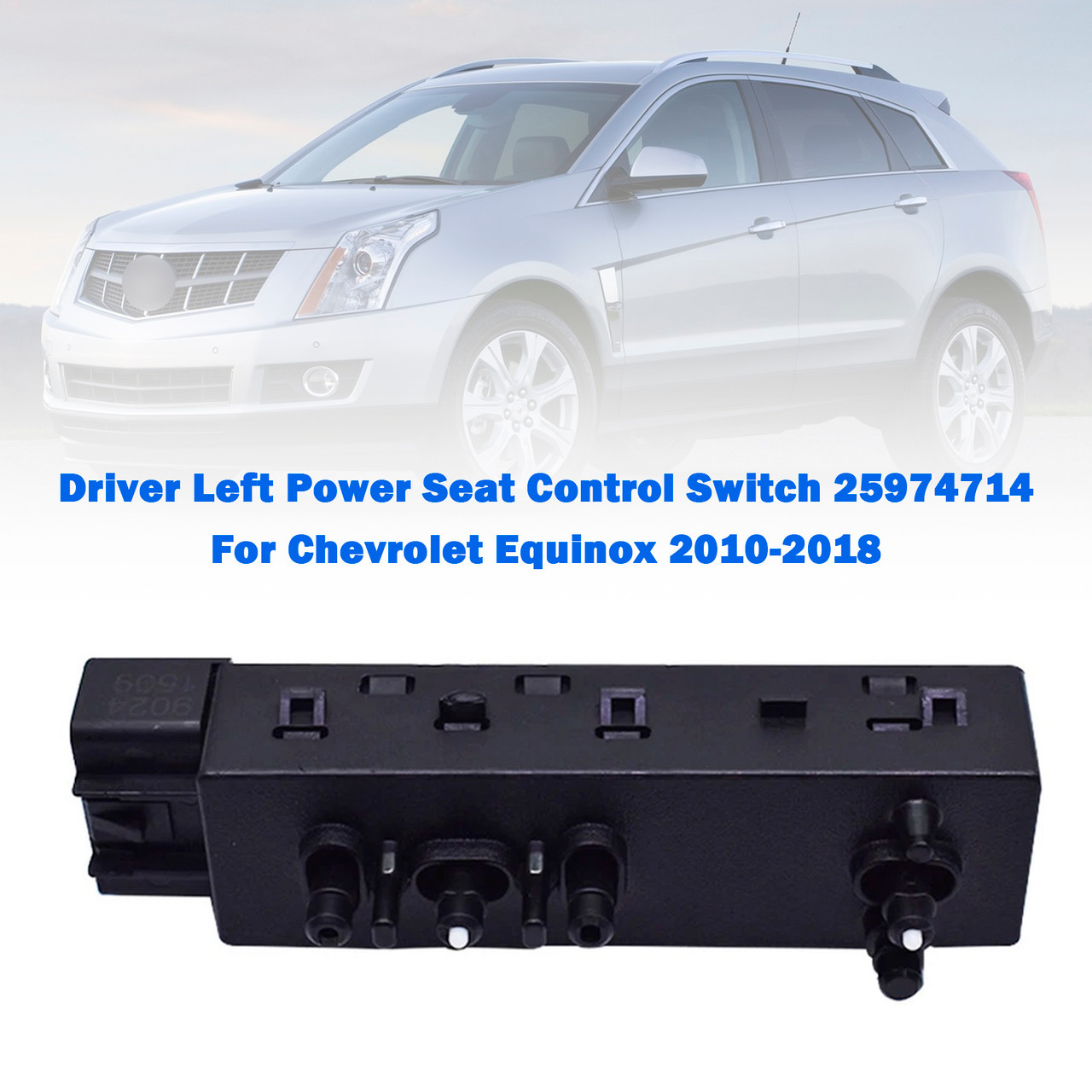 2010-2018 GMC Terrain Driver Left Power Seat Control Switch 25974714 Generic
