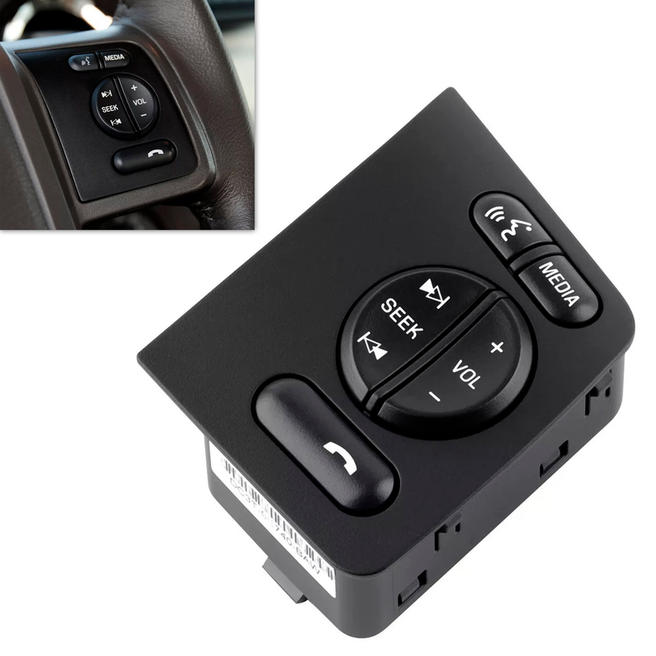 2011-2014 Ford F250 F350 Super Duty Steering Wheel Media Control Button DC3T9E740BAW Generic