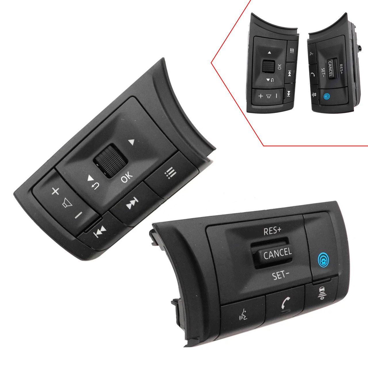 2021-2024 Nissan Steering Wheel Audio Volume Cruise Control Switch 25550-6RF6B Generic