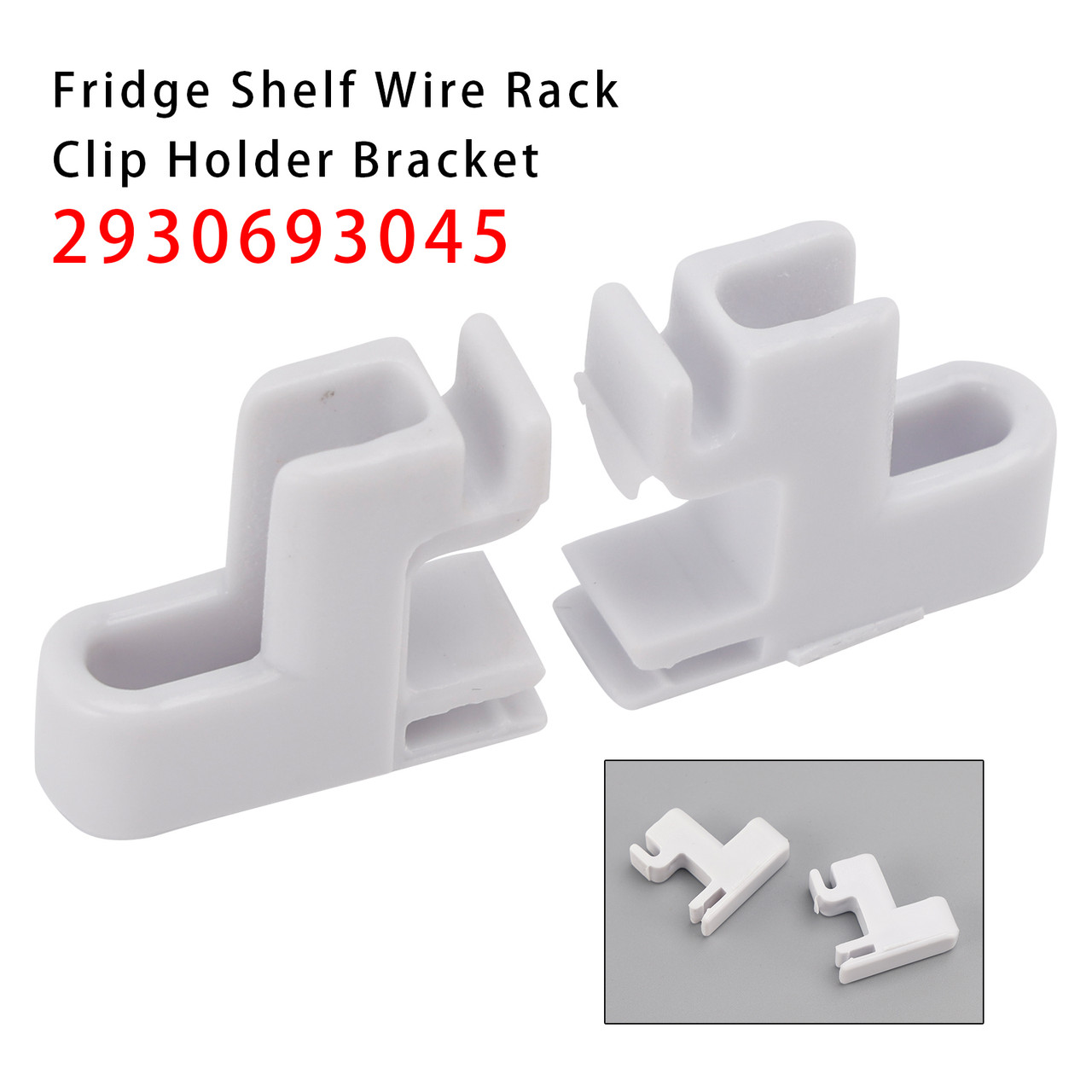 2PCS Fridge Shelf Wire Rack Clip Holder Bracket 2930693045 For Dometic RV