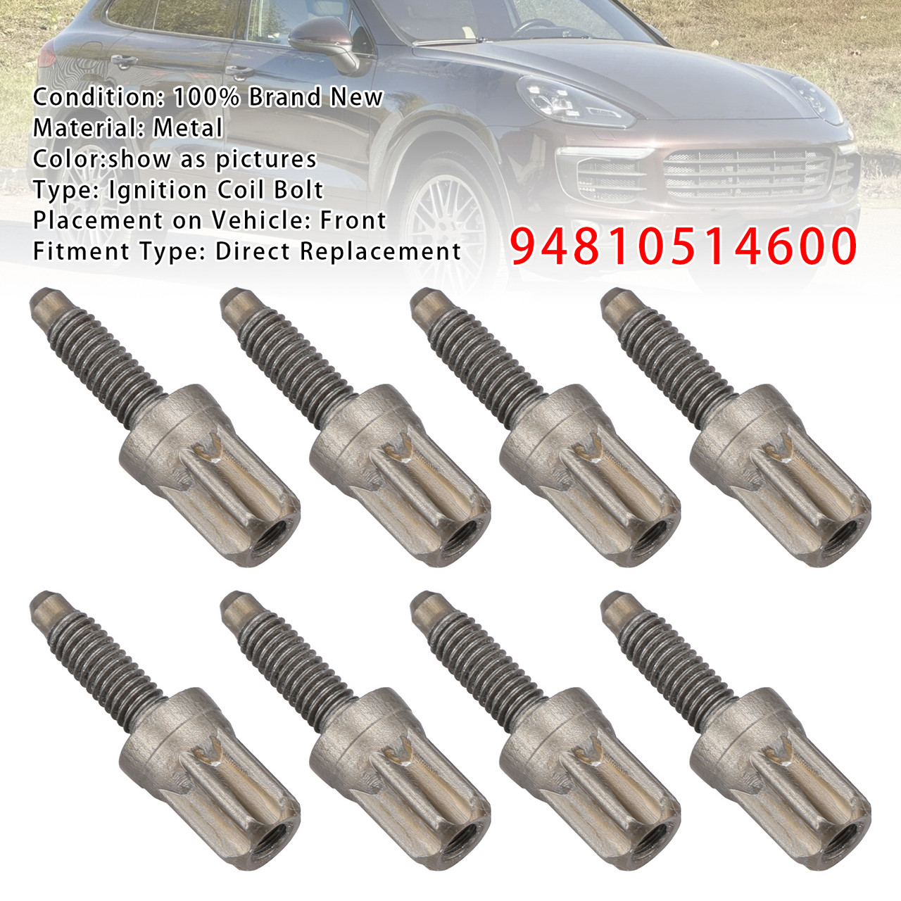 2003–2018 Porsche Cayenne 8PCS Ignition Coil Bolt 94810514600 Generic
