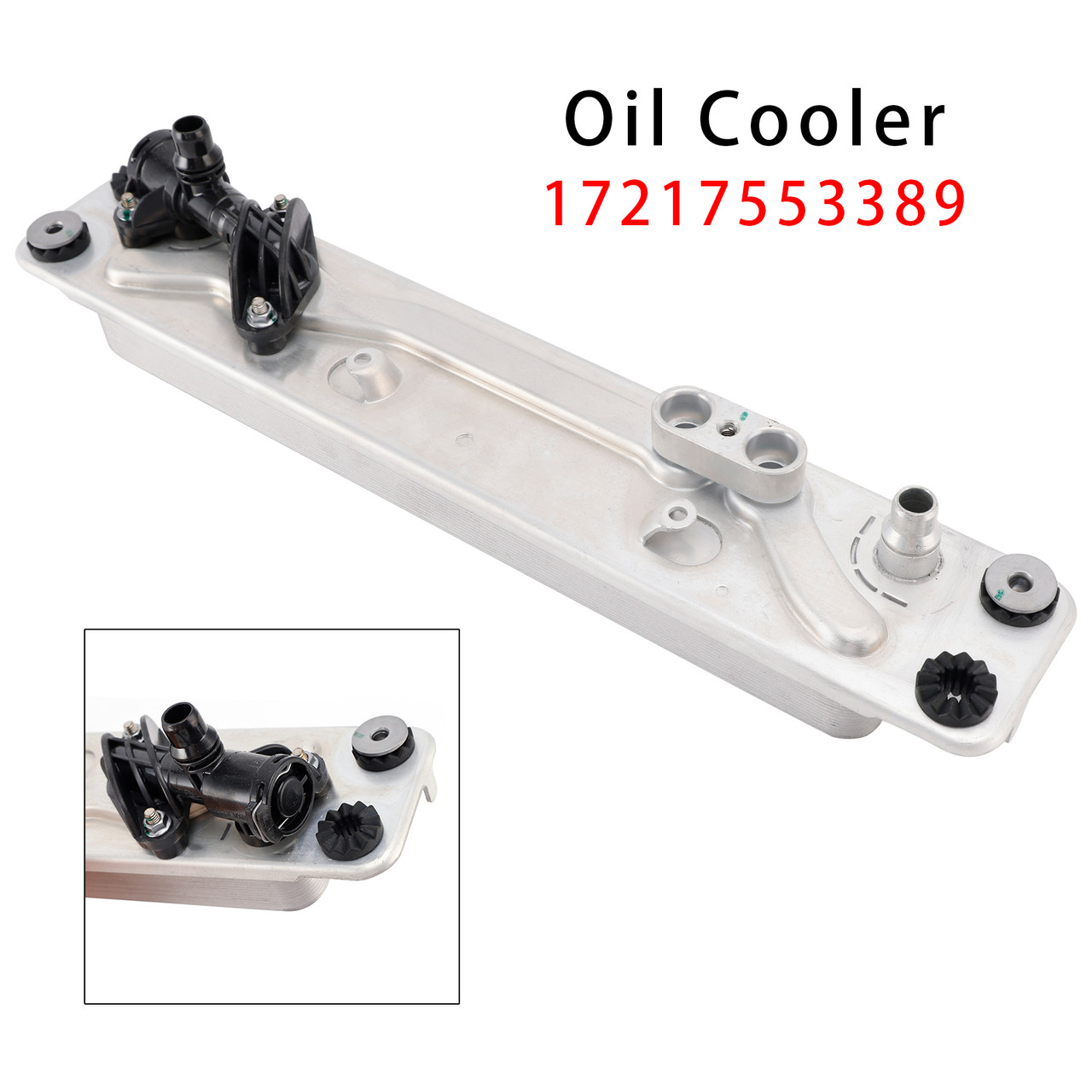 2007-2013 BMW X5 E70 Transmission Oil Cooler w/ Thermostat 17217553389 Generic