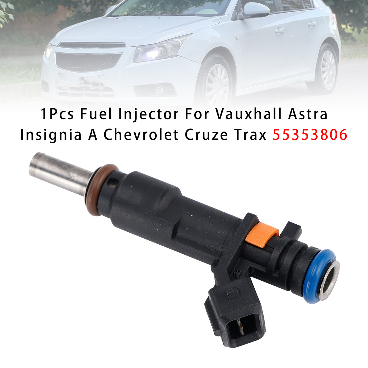 1Pcs Fuel Injector For Vauxhall Astra Insignia A Chevrolet Cruze Trax 55353806
