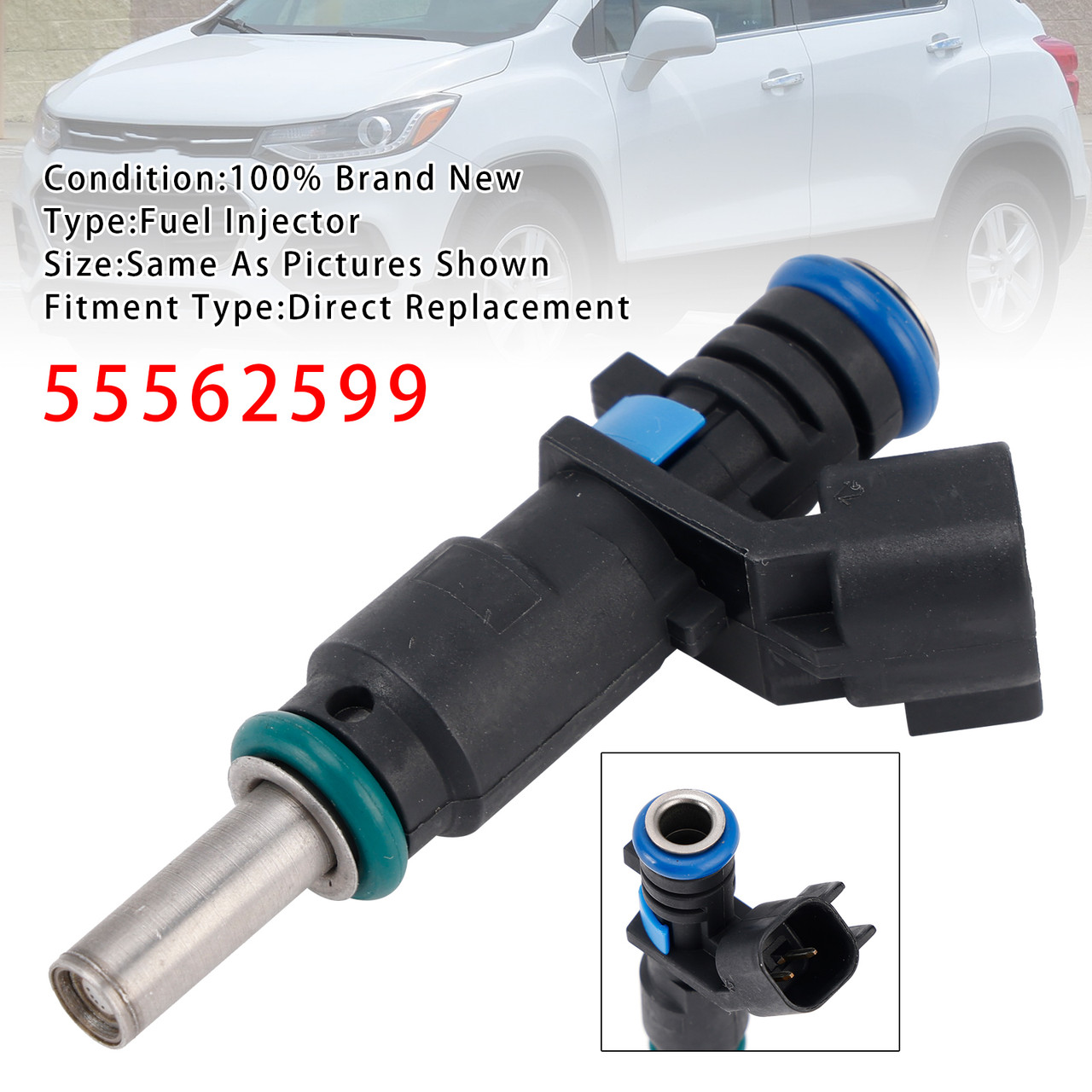 2008-2023 Opel Astra Insignia A Mokka/ Mokka X 1Pcs Fuel Injector 55562599 Generic