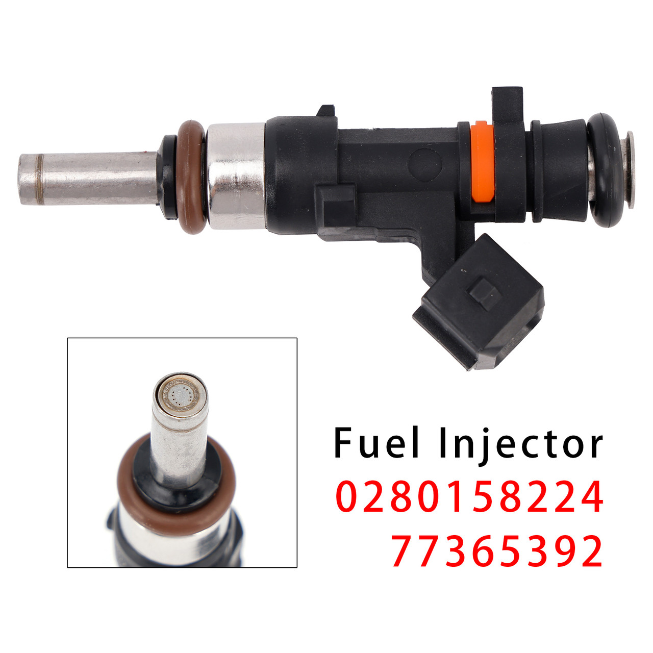 2008-2014 Alfa Romeo FIAT Lancia 1Pcs Fuel Injector 0280158224 77365392 Generic