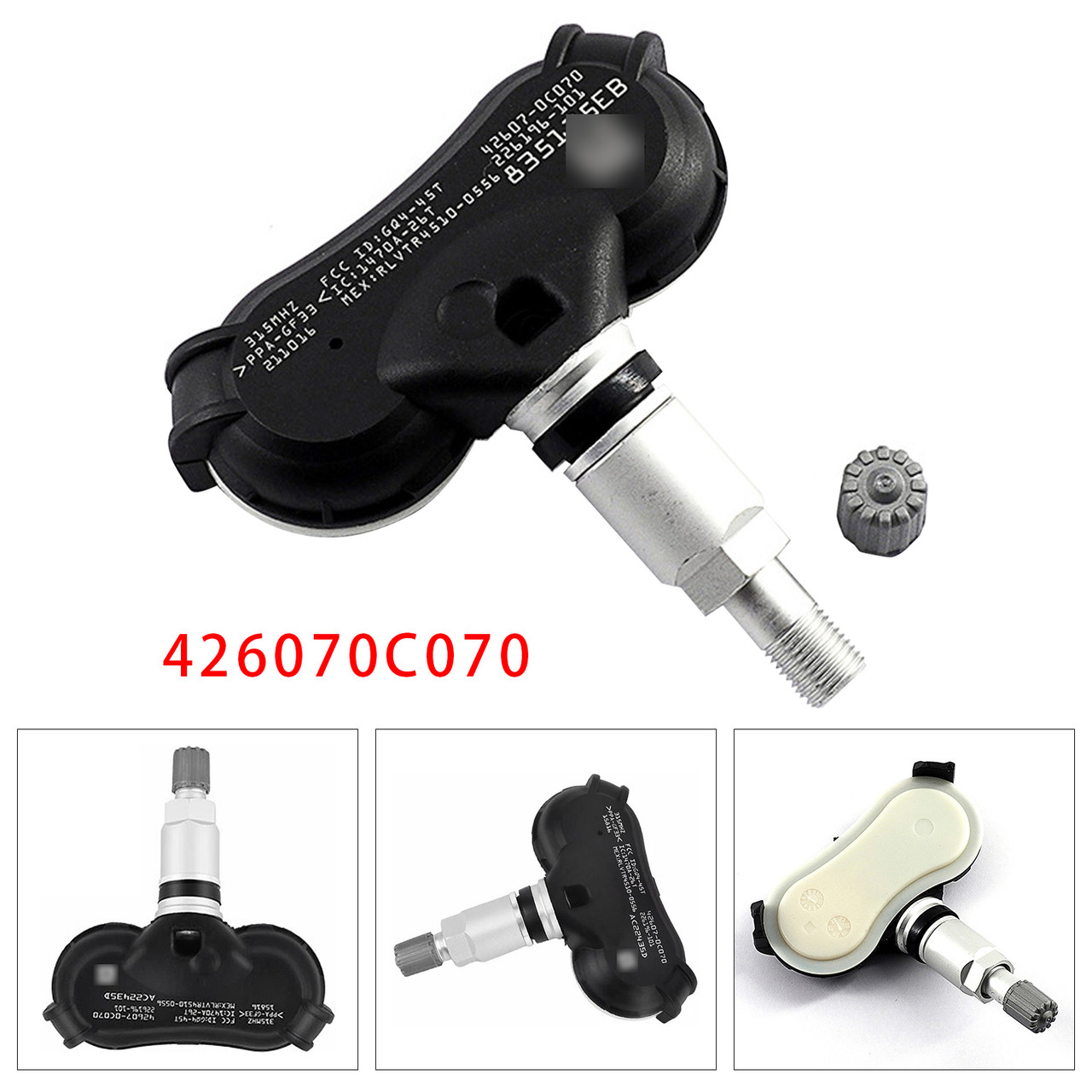 2007-2020 Toyota Sequoia Tundra Sienna 1X TPMS Tire Pressure Sensor 426070C070 Generic